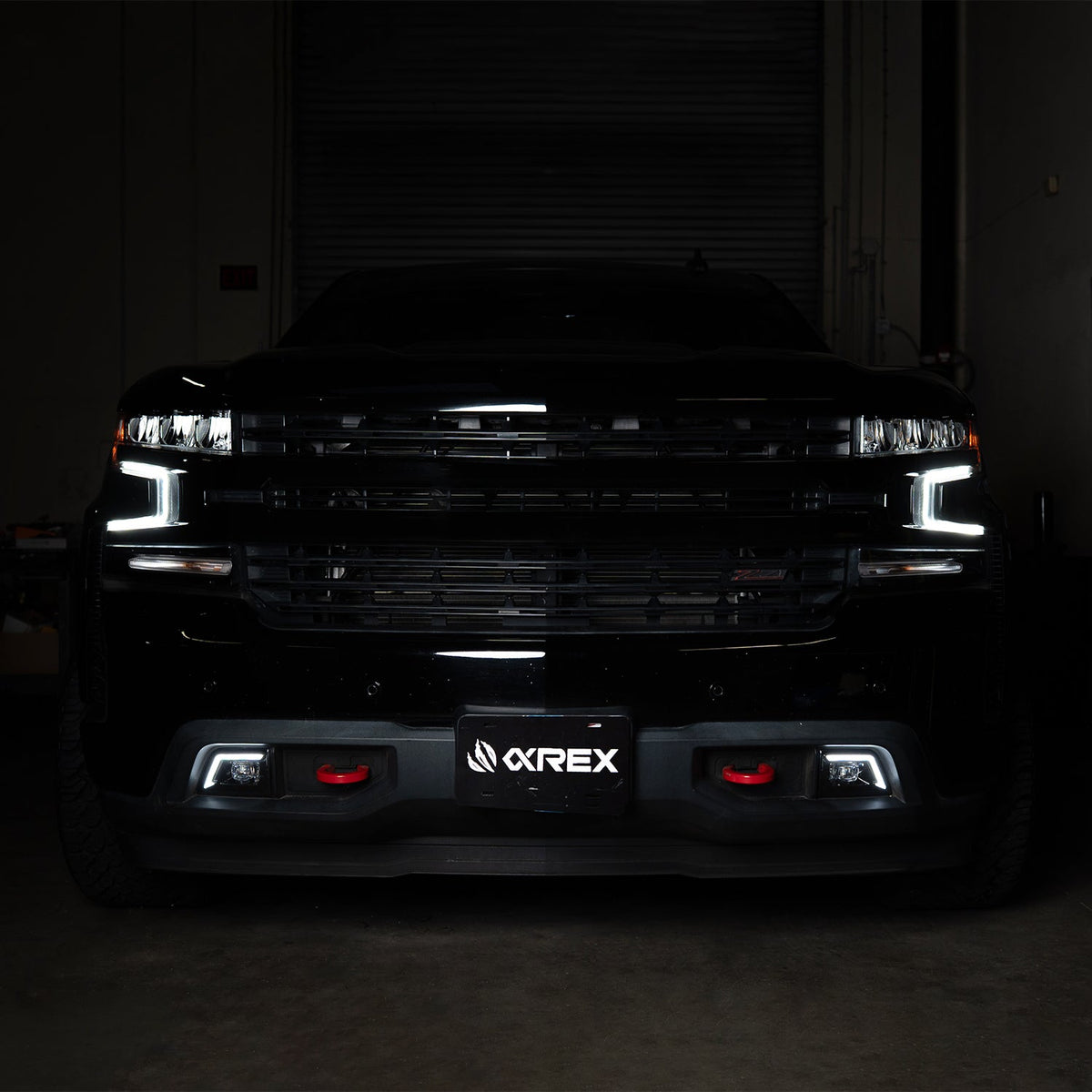 AlphaRex 19-23 Chevrolet Silverado 1500/20-23 Chevrolet Silverado 2500HD/3500HD DoubleTap Dual Color LED Projector Fog Lights