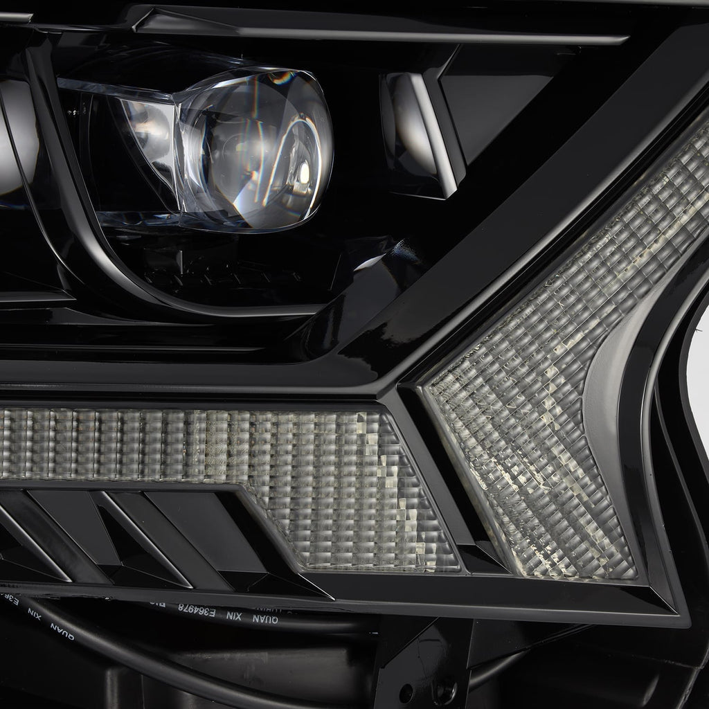 AlphaRex 19-23 Ford Ranger NOVA-Series LED Projector Headlights Alpha-Black