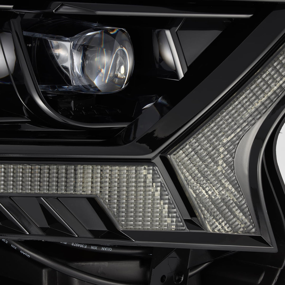 AlphaRex 19-23 Ford Ranger NOVA-Series LED Projector Headlights Alpha-Black