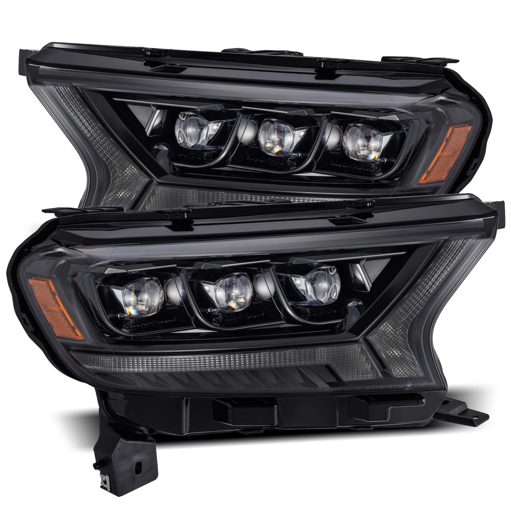 AlphaRex 19-23 Ford Ranger NOVA-Series LED Projector Headlights Alpha-Black
