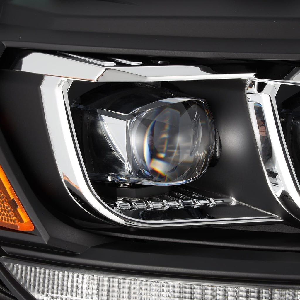 AlphaRex 19-23 Ford Ranger NOVA-Series LED Projector Headlights Black