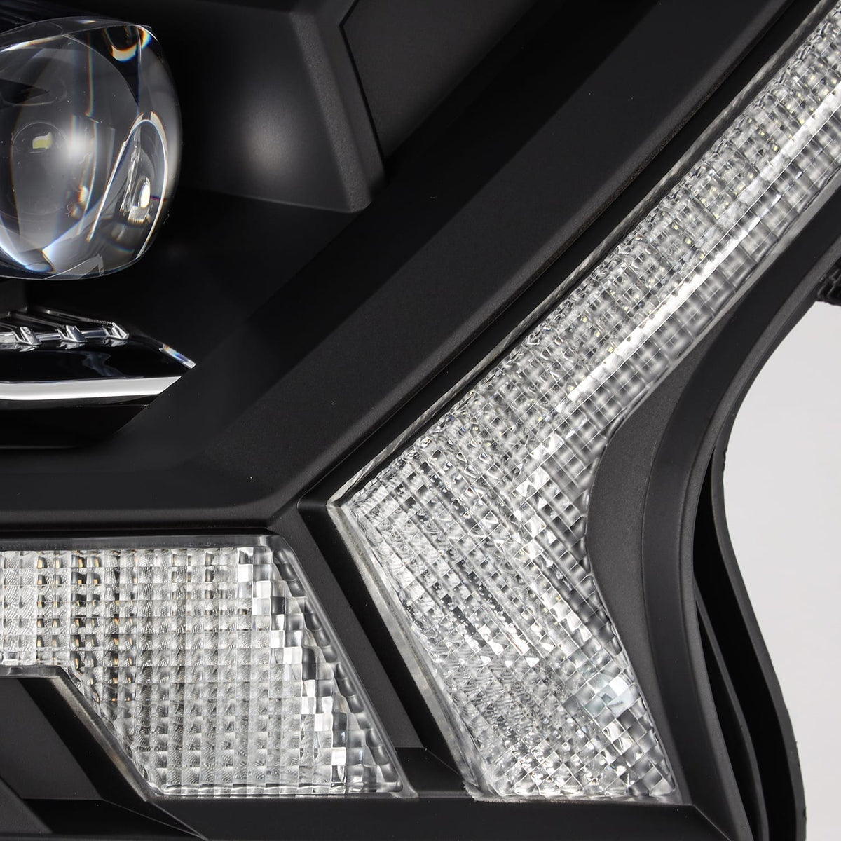 AlphaRex 19-23 Ford Ranger NOVA-Series LED Projector Headlights Black