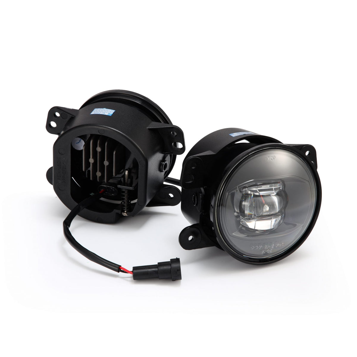AlphaRex 18-26 Jeep Wrangler JL (Rubicon/Sahara with OE Plastic Bumper) / Gladiator JT DoubleTap Dual Color LED Projector Fog Lights