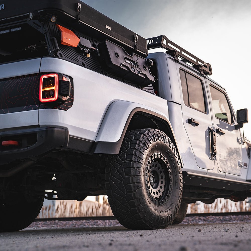 AlphaRex 19-26 Jeep Gladiator JT NOVA-Series Prismatic LED Tail Lights Chrome