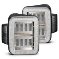AlphaRex 19-26 Jeep Gladiator JT NOVA-Series Prismatic LED Tail Lights Chrome