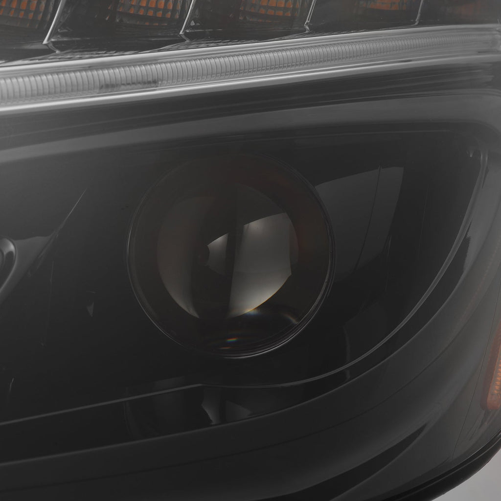 AlphaRex 19-26 Mercedes-Benz Sprinter LUXX-Series LED Projector Headlights Alpha-Black