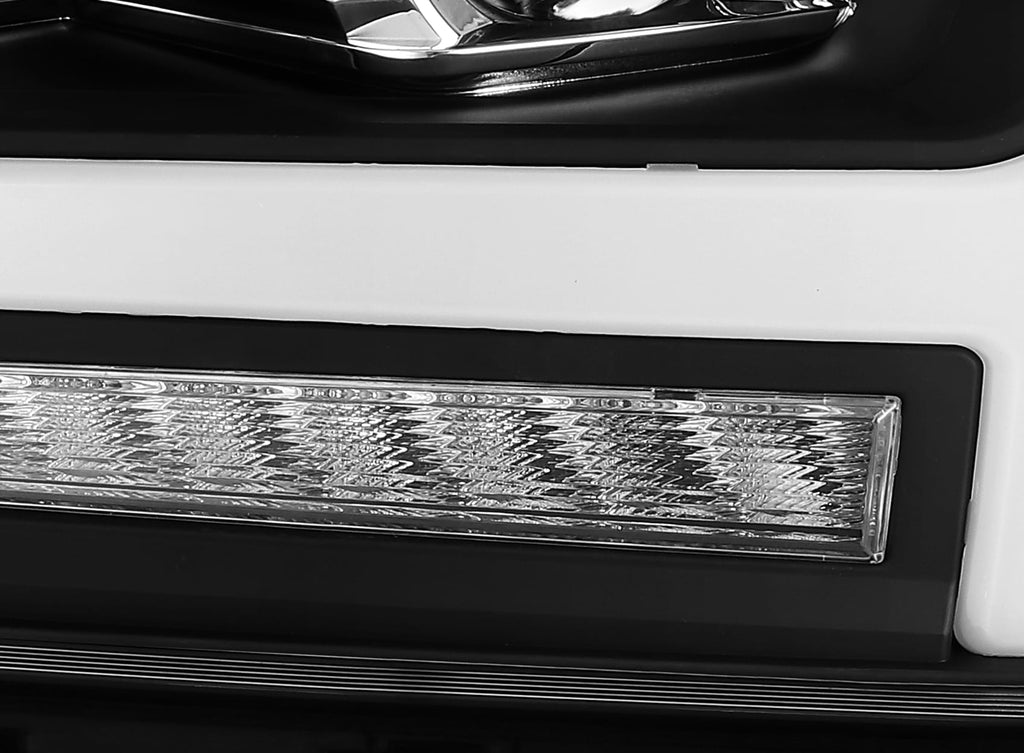 AlphaRex 19-24 Ram 1500 LUXX-Series LED Projector Headlights Black