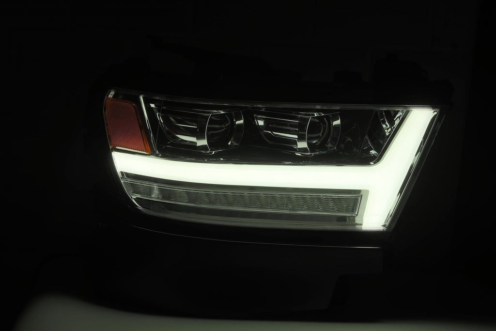 AlphaRex 19-24 Ram 1500 LUXX-Series LED Projector Headlights Chrome