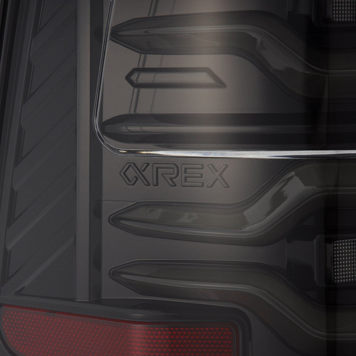 AlphaRex 19-24 Ram 1500 LUXX-Series LED Tail Lights Alpha-Black
