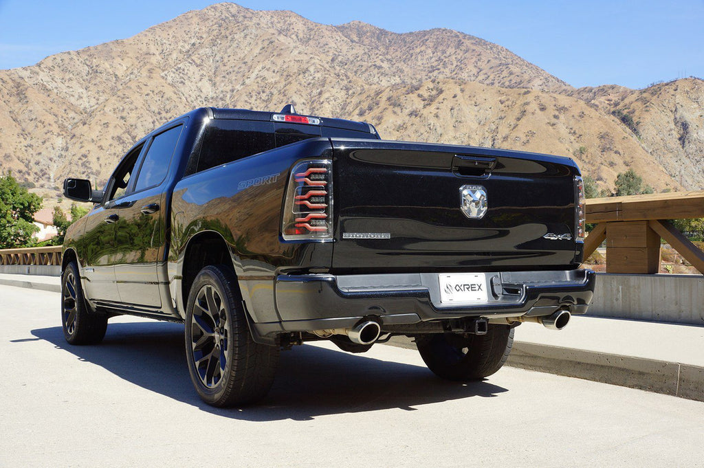AlphaRex 19-24 Ram 1500 LUXX-Series LED Tail Lights Black Smoke