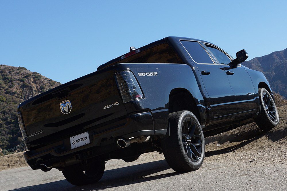 AlphaRex 19-24 Ram 1500 LUXX-Series LED Tail Lights Black Smoke