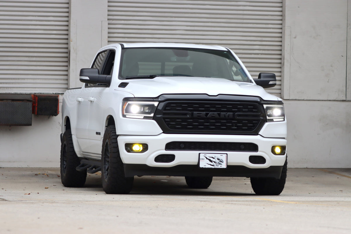 AlphaRex 19-24 Ram 1500 (MK II 2500 Style) LUXX-Series LED Projector Headlights Black
