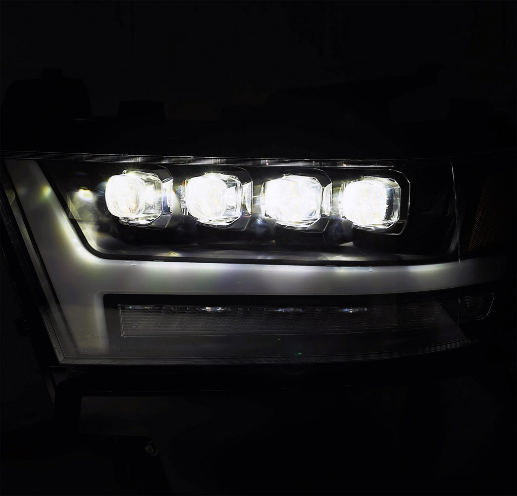 AlphaRex 19-24 Ram 1500 NOVA-Series LED Projector Headlights Black