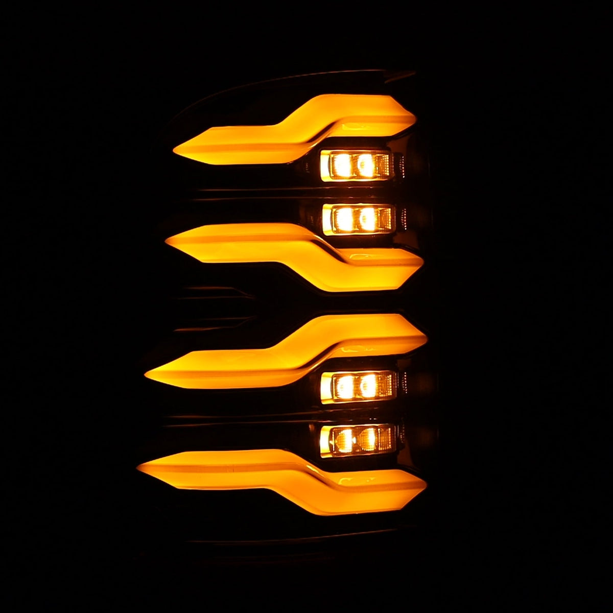 AlphaRex 19-24 Ram 2500/3500 LUXX-Series LED Tail Lights Alpha-Black