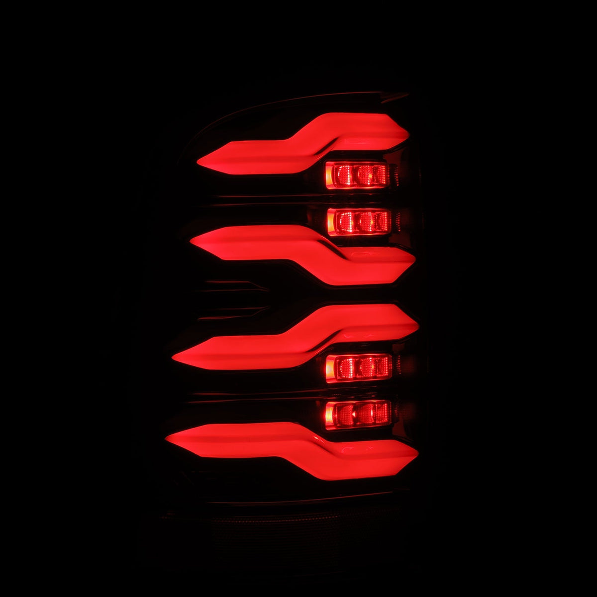 AlphaRex 19-24 Ram 2500/3500 LUXX-Series LED Tail Lights Alpha-Black