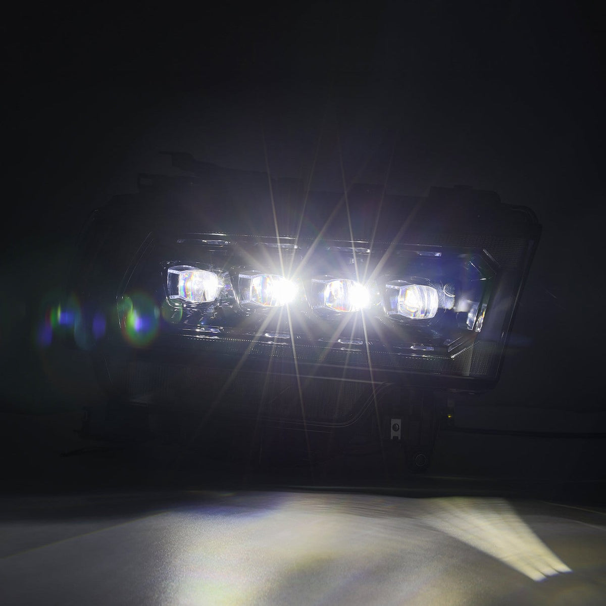 AlphaRex 19-24 Ram 2500/3500/4500/5500 NOVA-Series LED Projector Headlights Alpha-Black