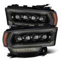 AlphaRex 19-24 Ram 2500/3500/4500/5500 NOVA-Series LED Projector Headlights Alpha-Black