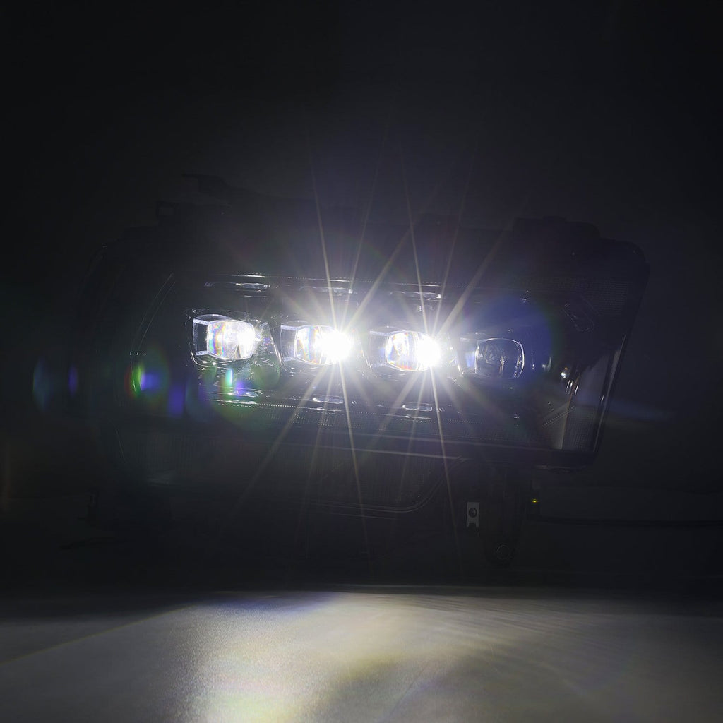 AlphaRex 19-24 Ram 2500/3500/4500/5500 NOVA-Series LED Projector Headlights Alpha-Black