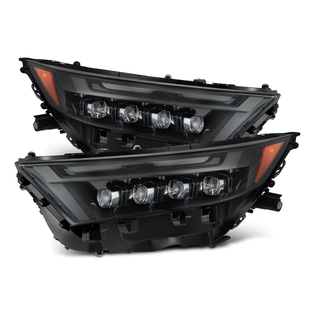 AlphaRex 19-25 Toyota RAV4 (Low Trim) NOVA-Series LED Projector Headlights Alpha-Black