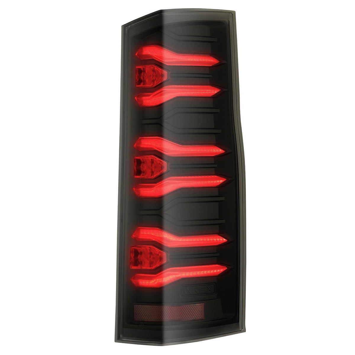 AlphaRex 19-26 Mercedes-Benz Sprinter LUXX-Series LED Tail Lights Black Smoke