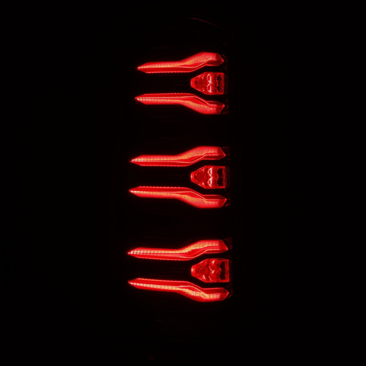 AlphaRex 19-26 Mercedes-Benz Sprinter LUXX-Series LED Tail Lights Black Smoke