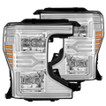 AlphaRex 20-22 Ford Super Duty NOVA-Series LED Projector Headlights Chrome