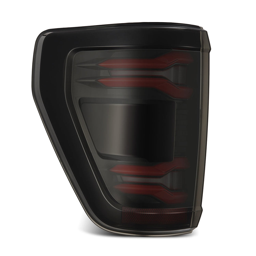 AlphaRex 24-26 Ford F150 / F150 Raptor LUXX-Series LED Tail Lights Black-Red