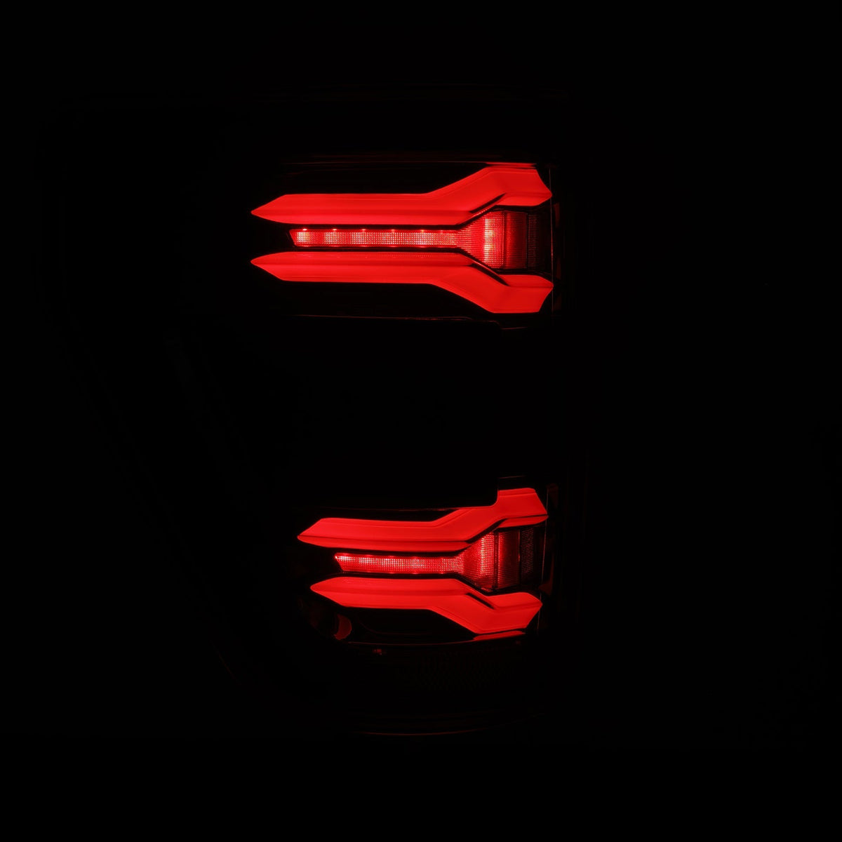 AlphaRex 21-23 Ford F150 (wth BLIS) LUXX-Series LED Tail Lights Alpha-Black