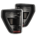 AlphaRex 21-23 Ford F150 (wth BLIS) LUXX-Series LED Tail Lights Alpha-Black