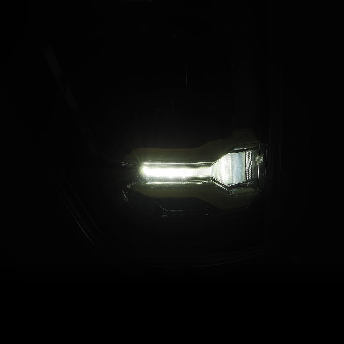 AlphaRex 24-26 Ford F150 / F150 Raptor LUXX-Series LED Tail Lights Alpha-Black