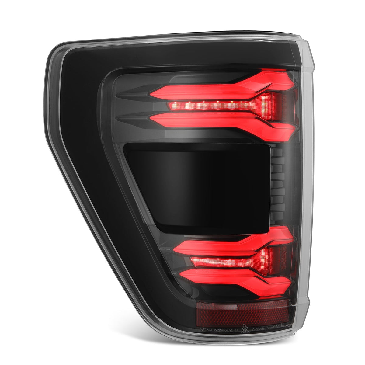 AlphaRex 24-26 Ford F150 / F150 Raptor LUXX-Series LED Tail Lights Alpha-Black