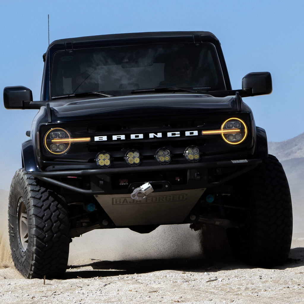 AlphaRex 21-26 Ford Bronco / 22-26 Ford Bronco Raptor NOVA-Series LED Projector Headlights Alpha-black