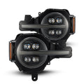 AlphaRex 21-26 Ford Bronco / 22-26 Ford Bronco Raptor NOVA-Series LED Projector Headlights Alpha-black