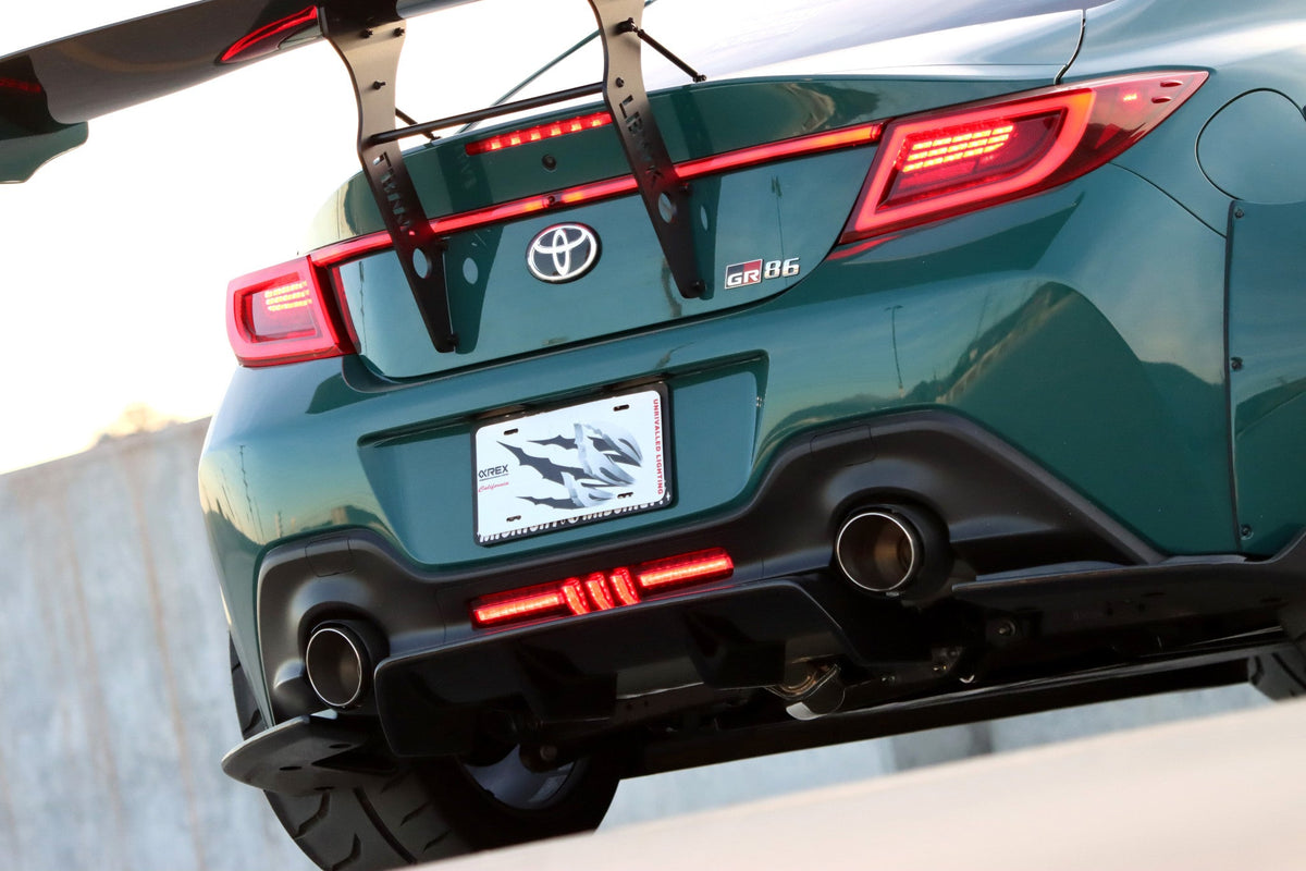 AlphaRex 21-26 Toyota GR86/Subaru BRZ LUXX-Series LED Tail Lights Black Clear