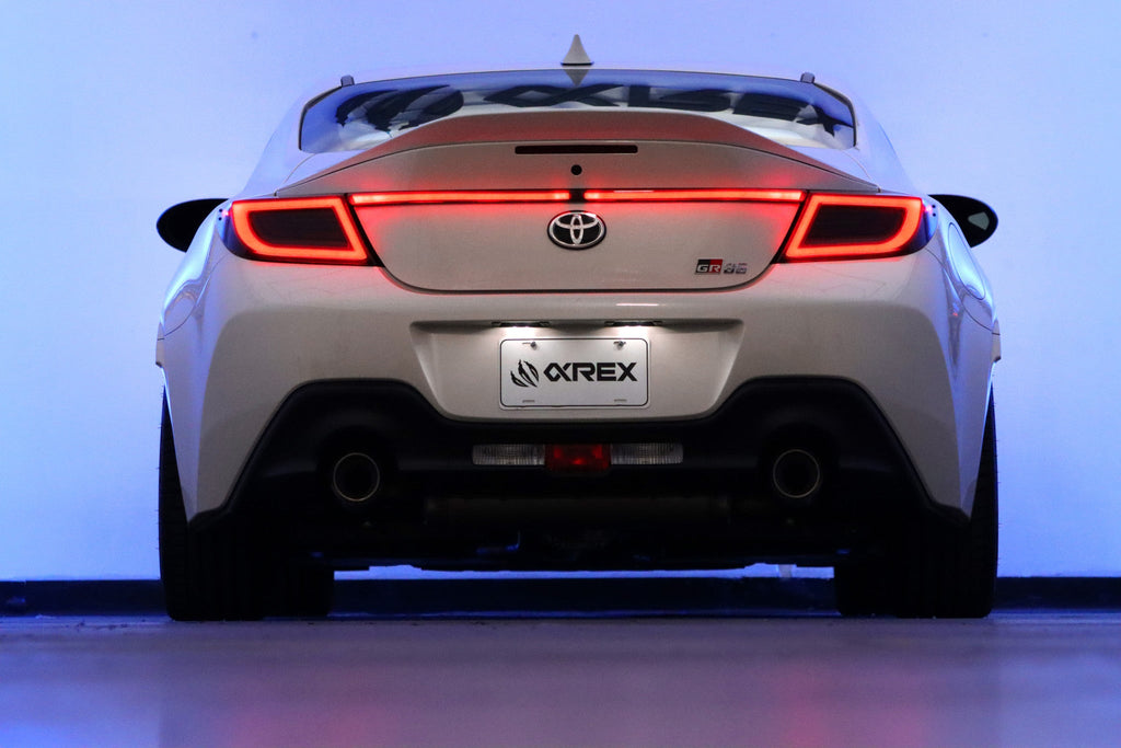 AlphaRex 21-26 Toyota GR86/Subaru BRZ LUXX-Series LED Tail Lights Black Clear