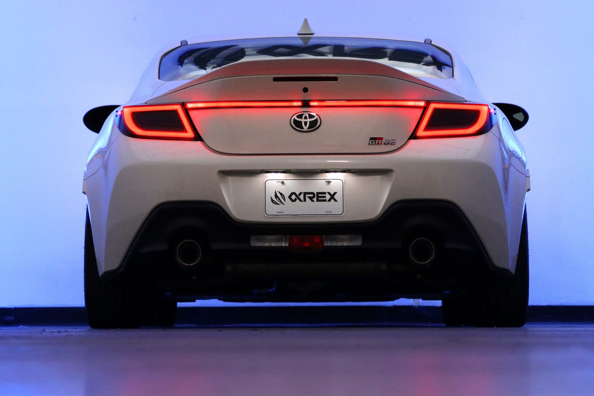 AlphaRex 21-26 Toyota GR86/Subaru BRZ LUXX-Series LED Tail Lights Black Clear