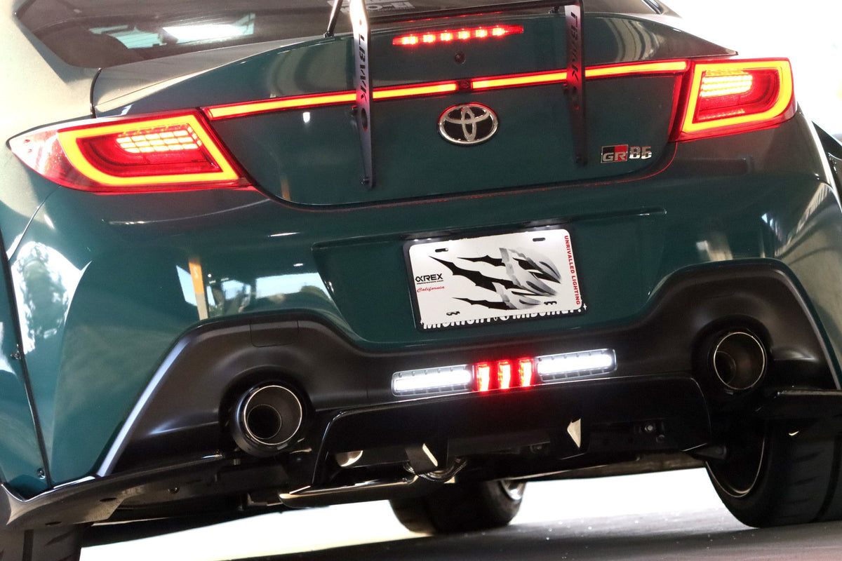 AlphaRex 21-26 Toyota GR86/Subaru BRZ LUXX-Series LED Tail Lights Black Clear