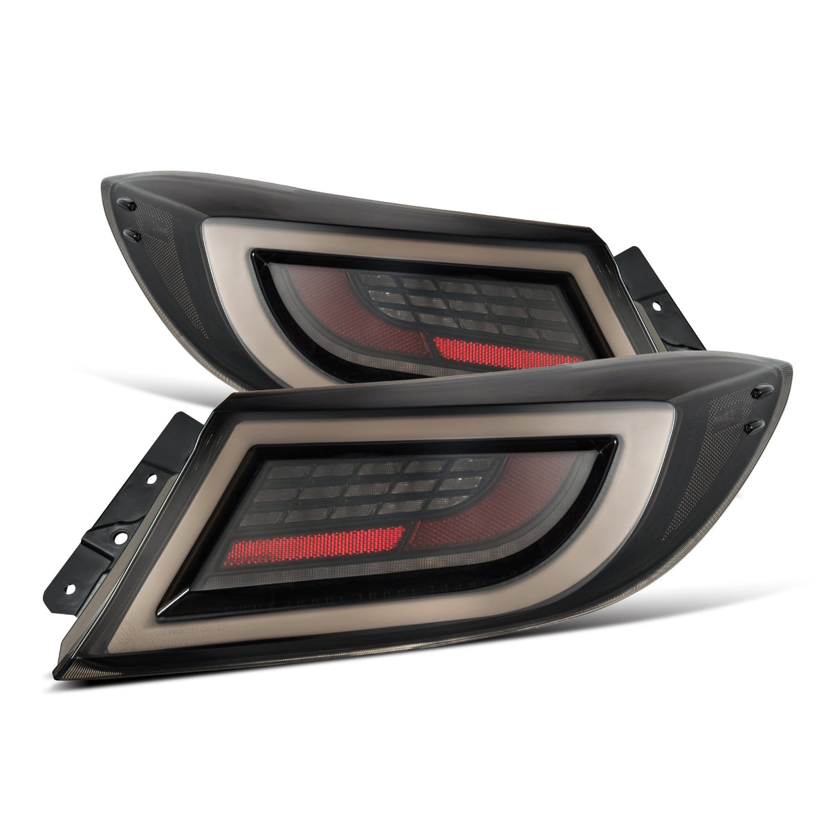 AlphaRex 21-26 Toyota GR86/Subaru BRZ LUXX-Series LED Tail Lights Black Smoke