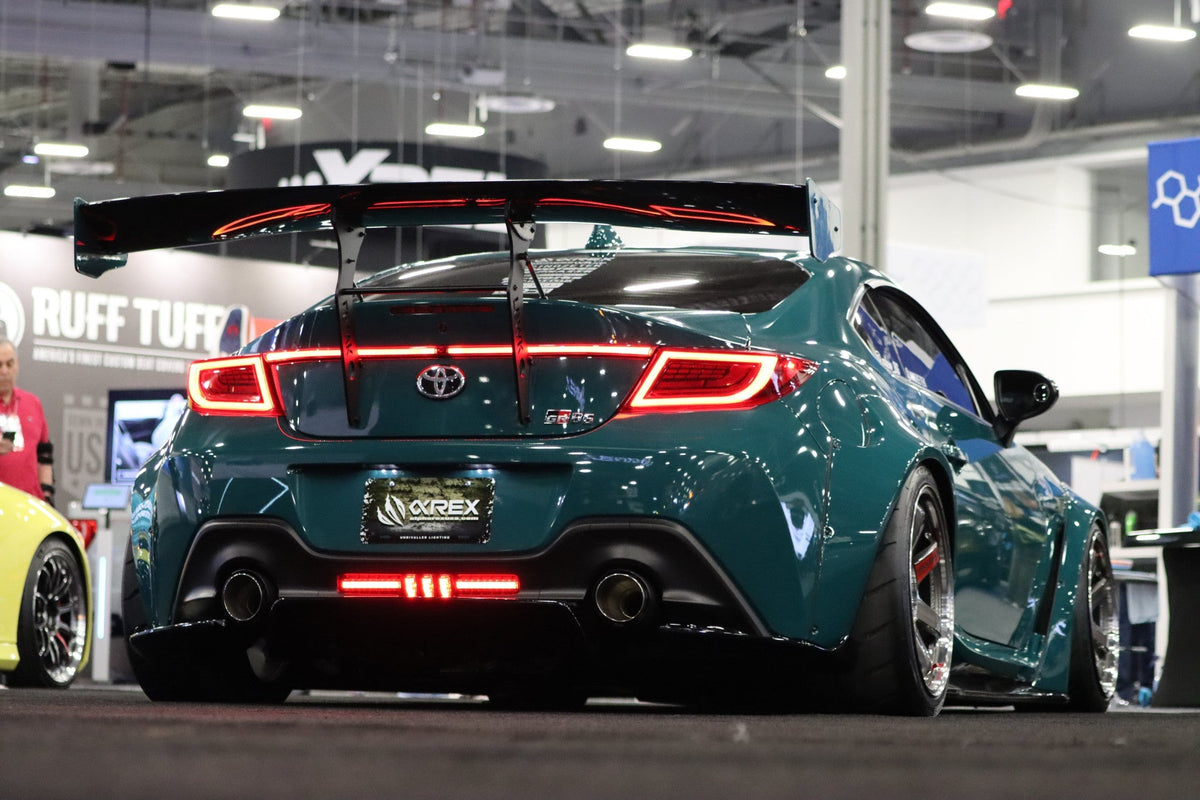 AlphaRex 21-26 Toyota GR86/Subaru BRZ LUXX-Series LED Tail Lights Vivid Red