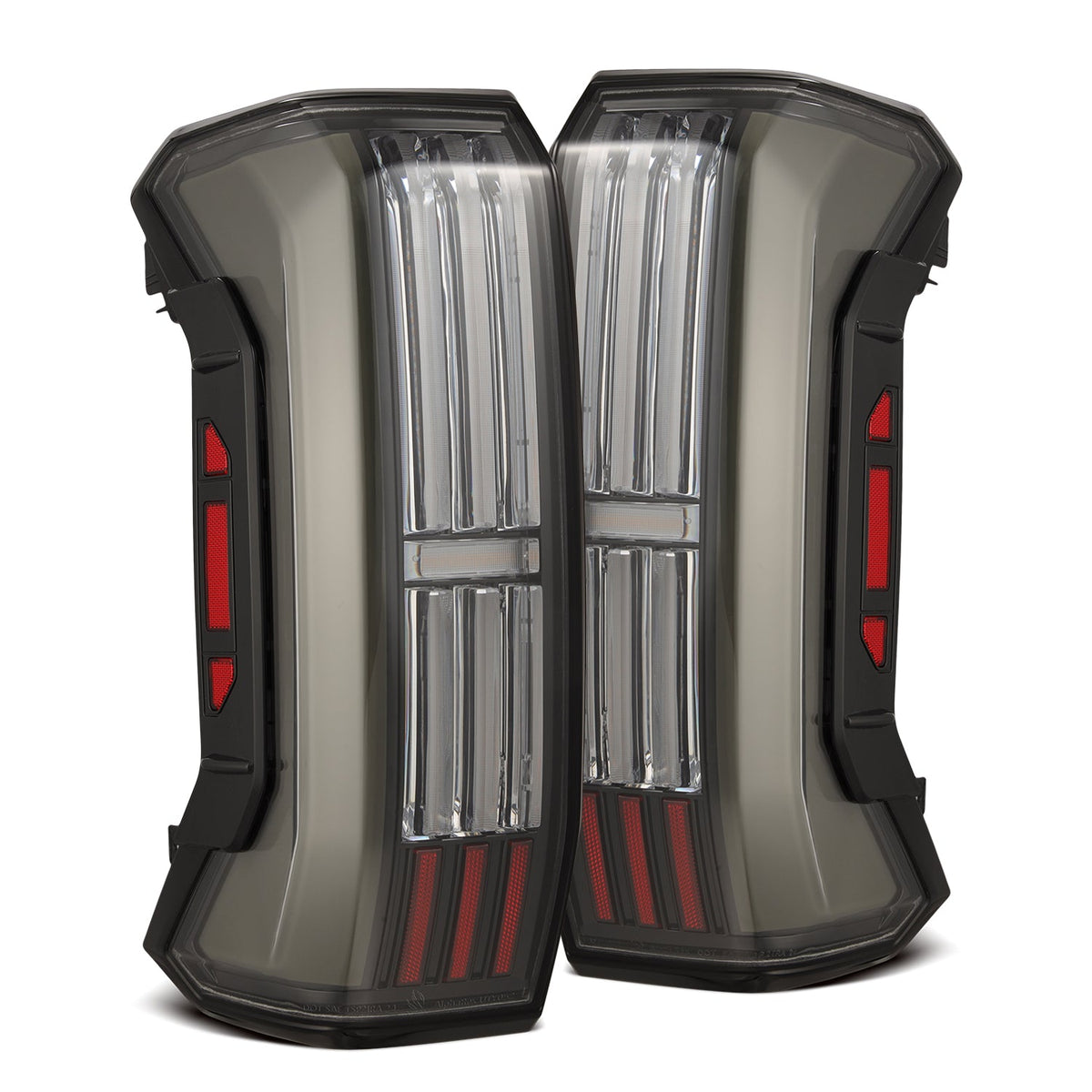 AlphaRex 22-26 Toyota Tundra NOVA-Series Prismatic LED Tail Lights Black Clear