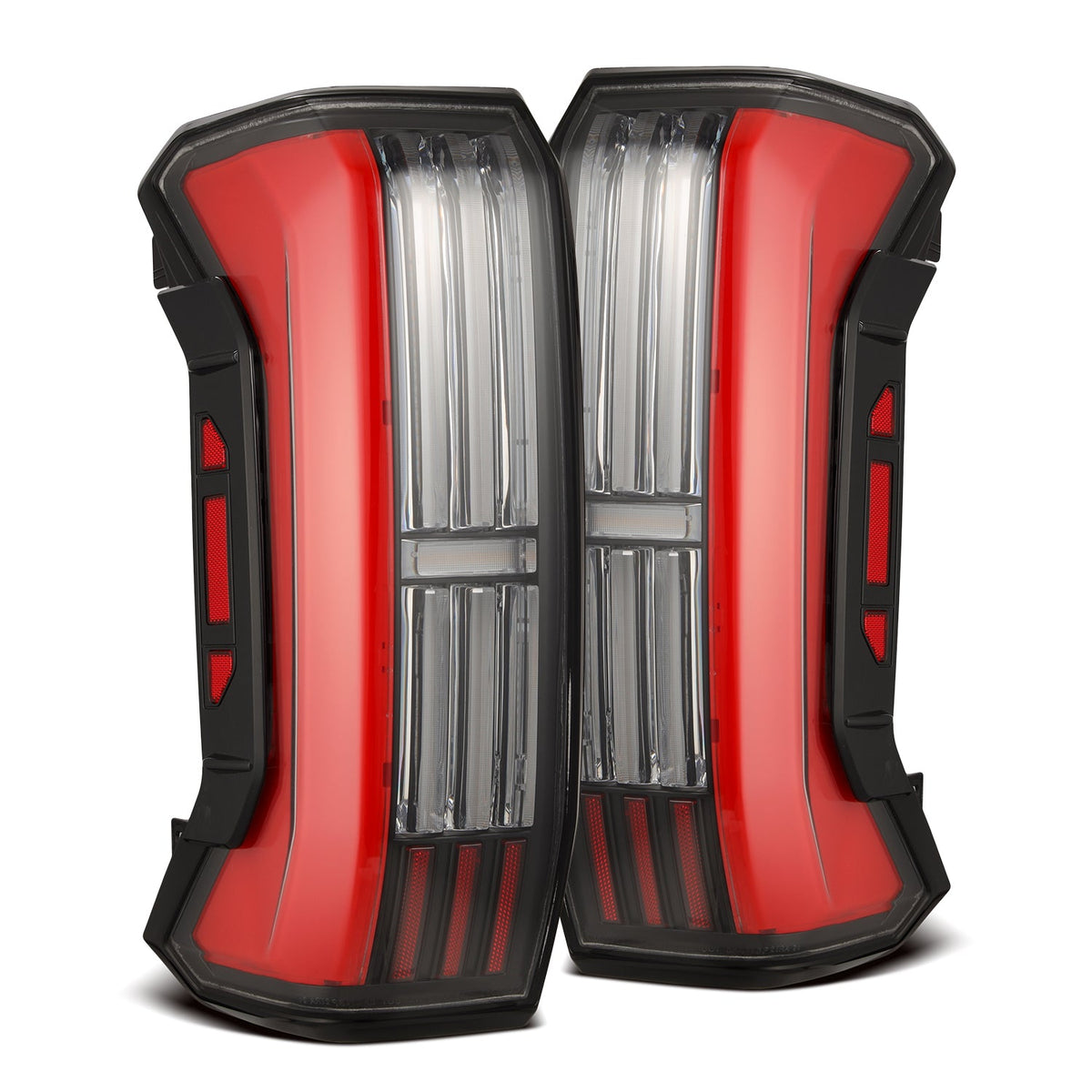 AlphaRex 22-26 Toyota Tundra NOVA-Series Prismatic LED Tail Lights Black-Red