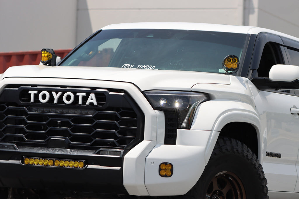 AlphaRex 22-26 Toyota Tundra/Sequoia LUXX-Series LED Projector Headlights Black