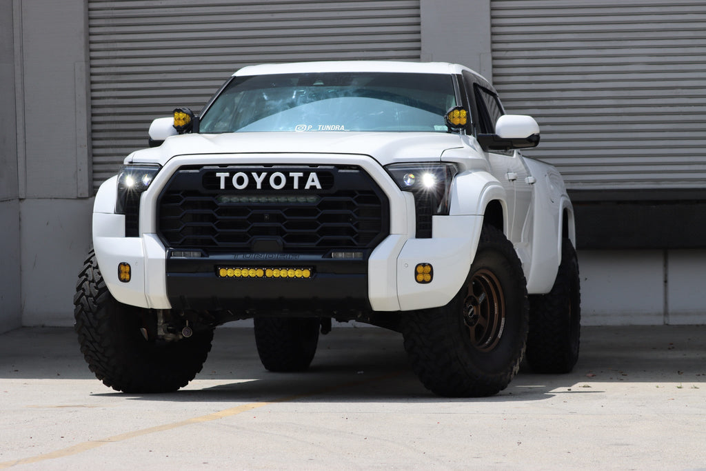 AlphaRex 22-26 Toyota Tundra/Sequoia LUXX-Series LED Projector Headlights Black