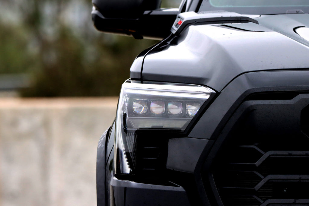AlphaRex 22-26 Toyota Tundra/Sequoia NOVA-Series LED Projector Headlights Alpha-Black