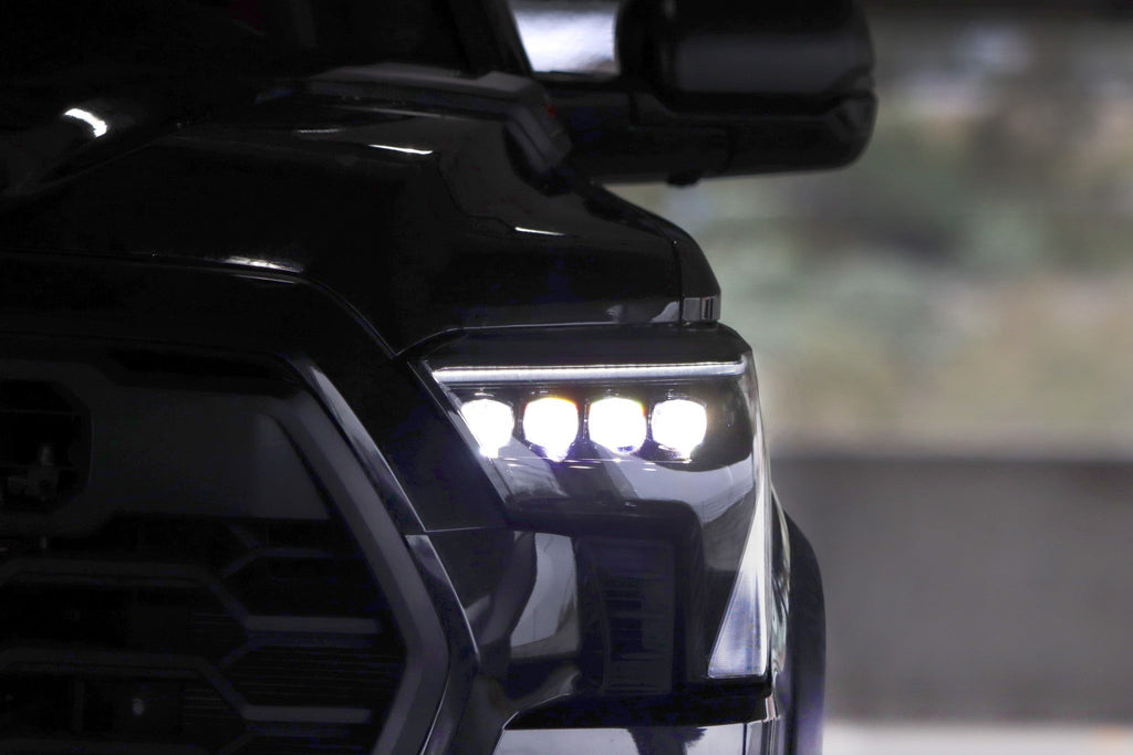 AlphaRex 22-26 Toyota Tundra/Sequoia NOVA-Series LED Projector Headlights Black