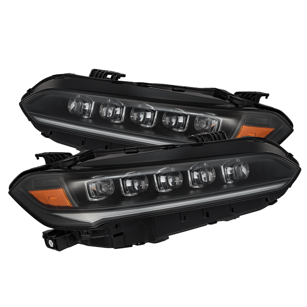 AlphaRex 22-26 Honda Civic NOVA-Series LED Projector Headlights Black