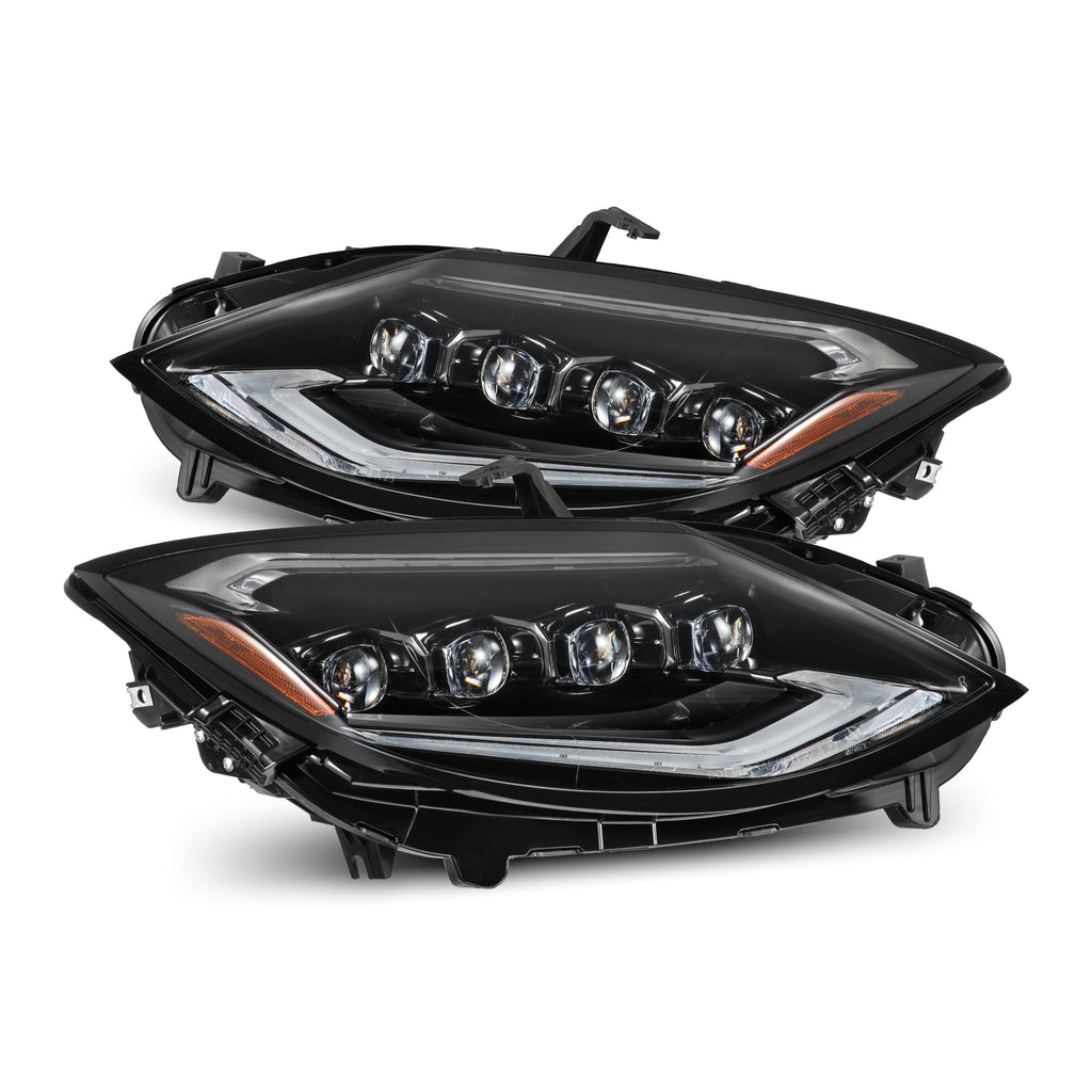 AlphaRex 23-26 Nissan Z NOVA-Series LED Projector Headlights Alpha-Black