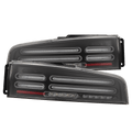 AlphaRex 23-26 Nissan Z Quad-Loop Style NOVA-Series Prismatic LED Tail Lights Black Clear