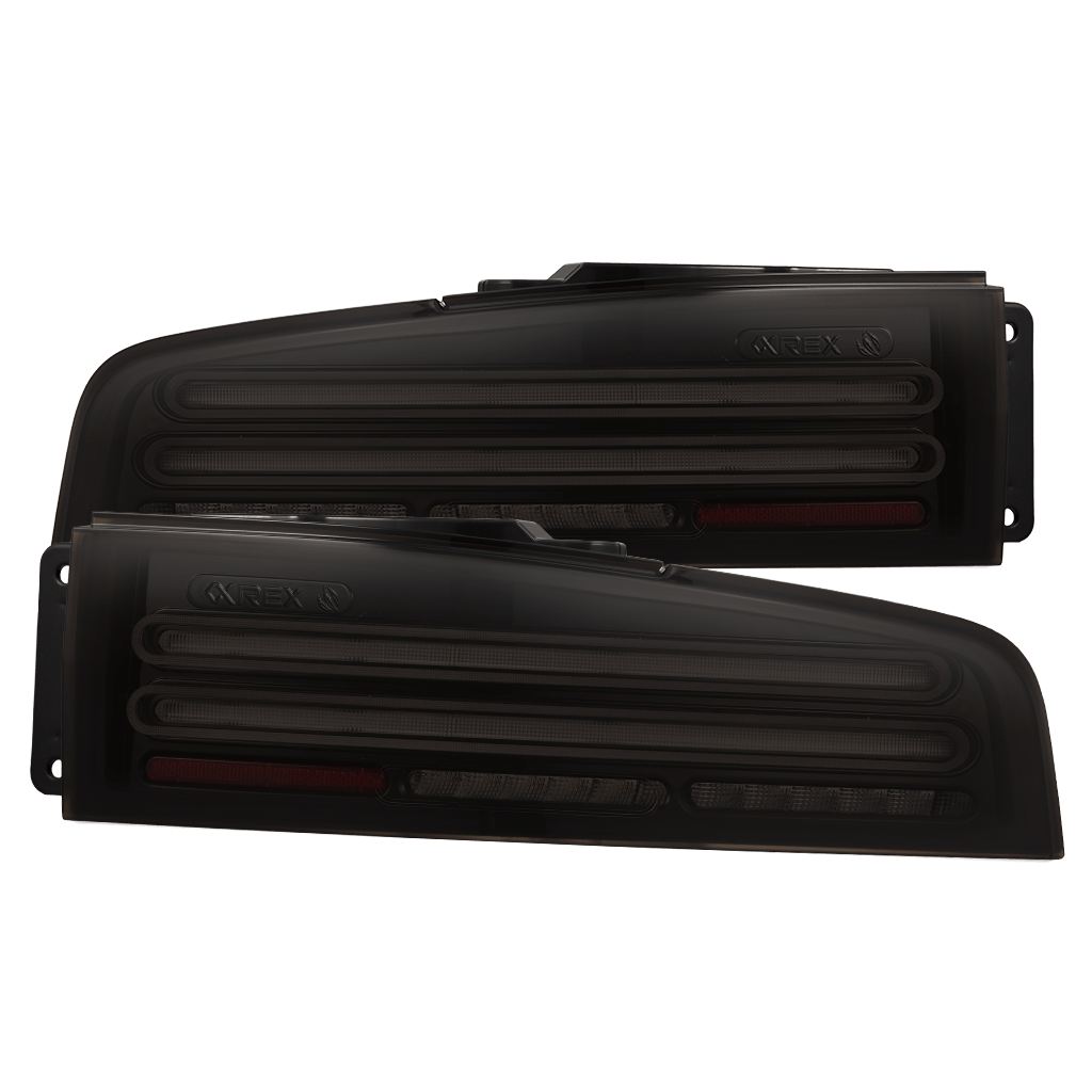 AlphaRex 23-26 Nissan Z Twin-Loop Style NOVA-Series Prismatic LED Tail Lights Black Smoke