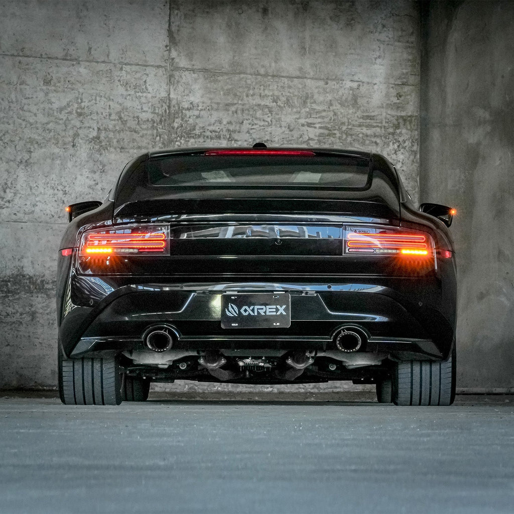AlphaRex 23-26 Nissan Z Twin-Loop Style NOVA-Series Prismatic LED Tail Lights Black Smoke